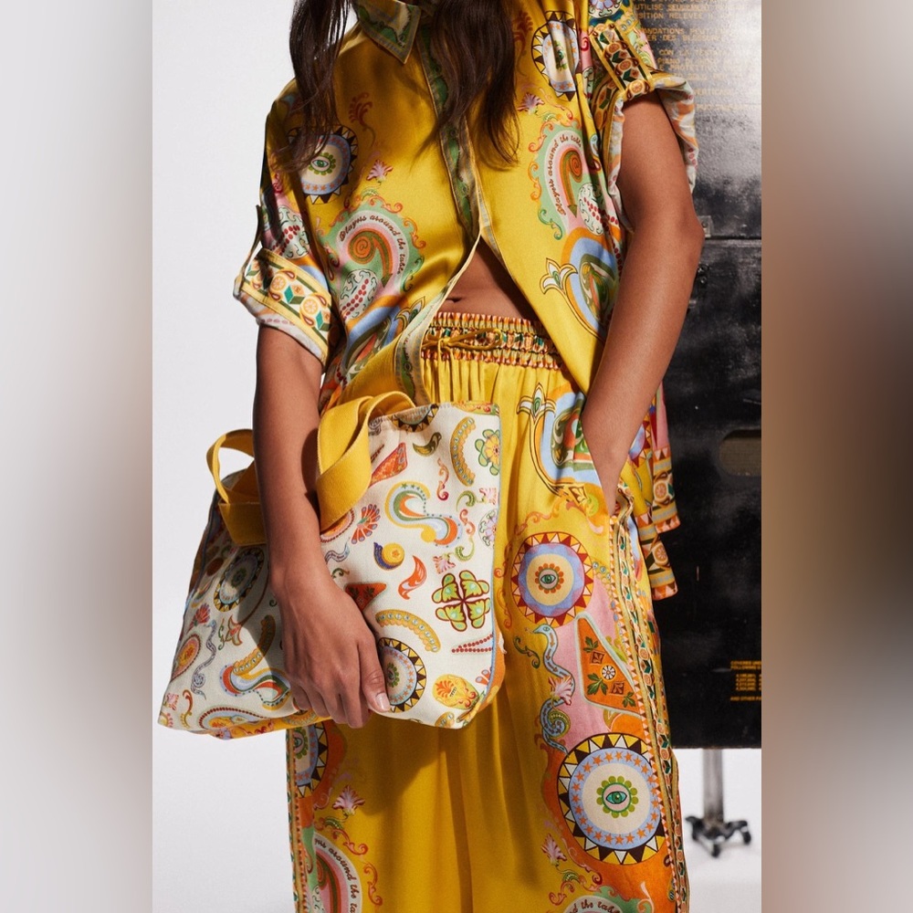 Alemais Yellow Paisley Ensemble PINBALL